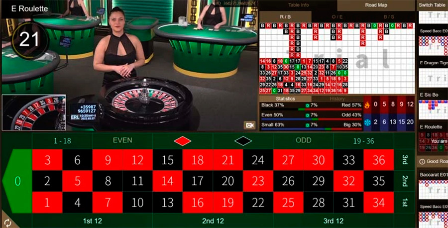 online roulette with dealer